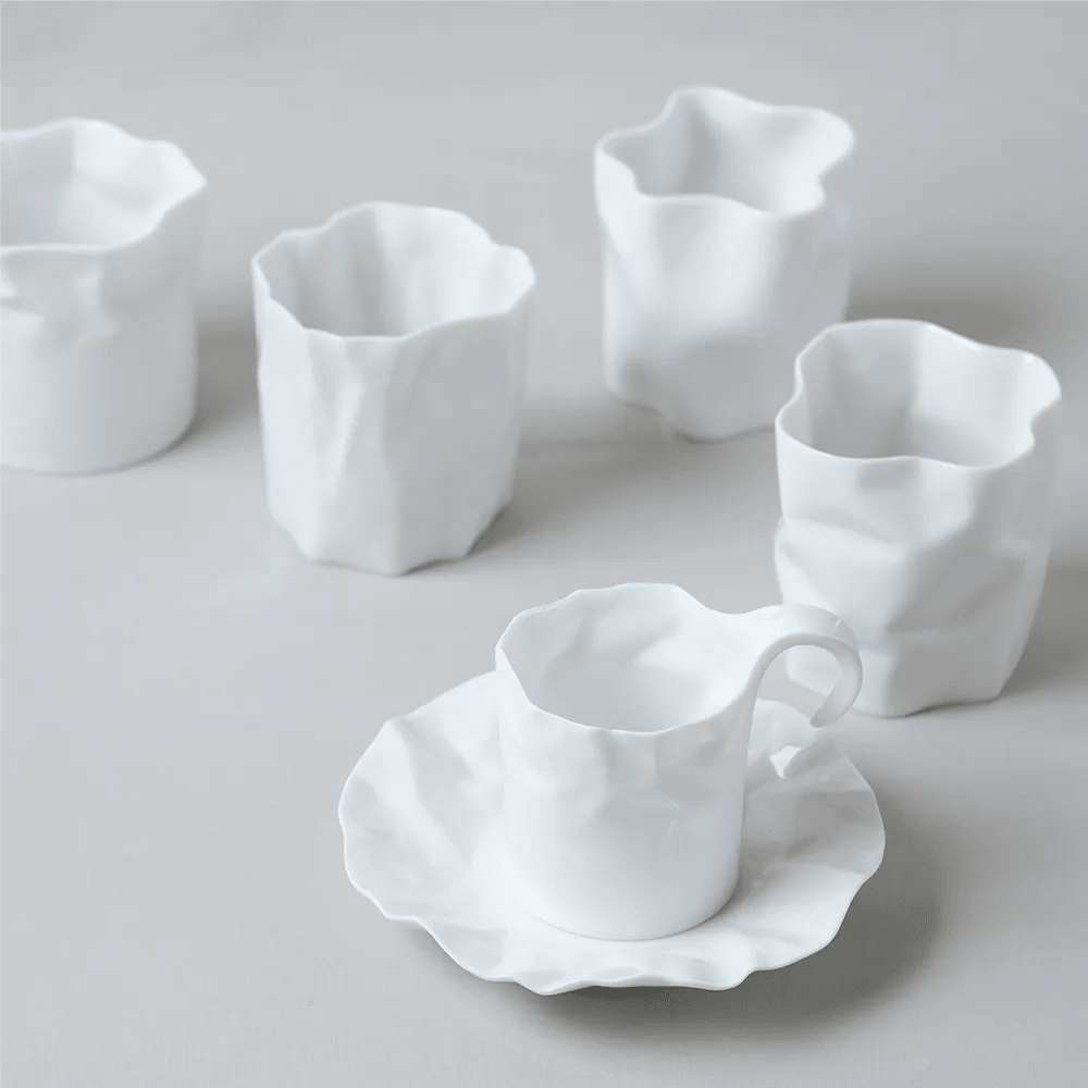 New Crinkle Cup Saucer - Above the Table