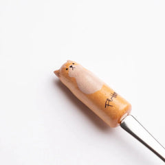 Fluffy animal Spoon Fork - Above the Table