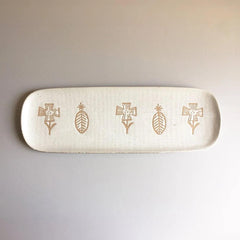 HANA Samna Plate-White - Above the Table