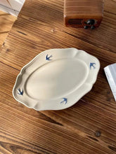 Early Bird Ovel Plate - Above the Table