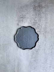 Flower-shaped Plate-Black - Above the Table