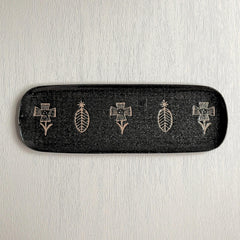 HANA Samna Plate-Black - Above the Table