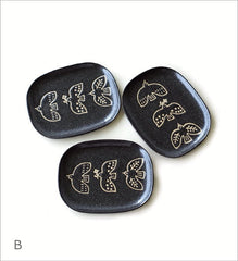 Nade Square Plate-Black