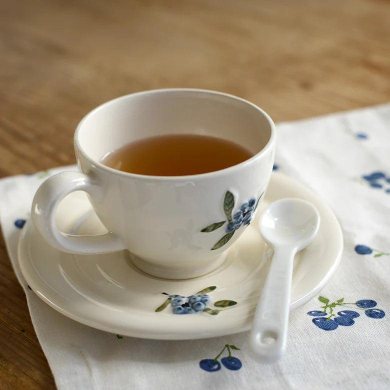 Myrtille Cup with Saucer - Above the Table