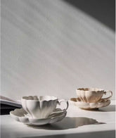 LE BOUQUET Flower Cup w Saucer - Above the Table