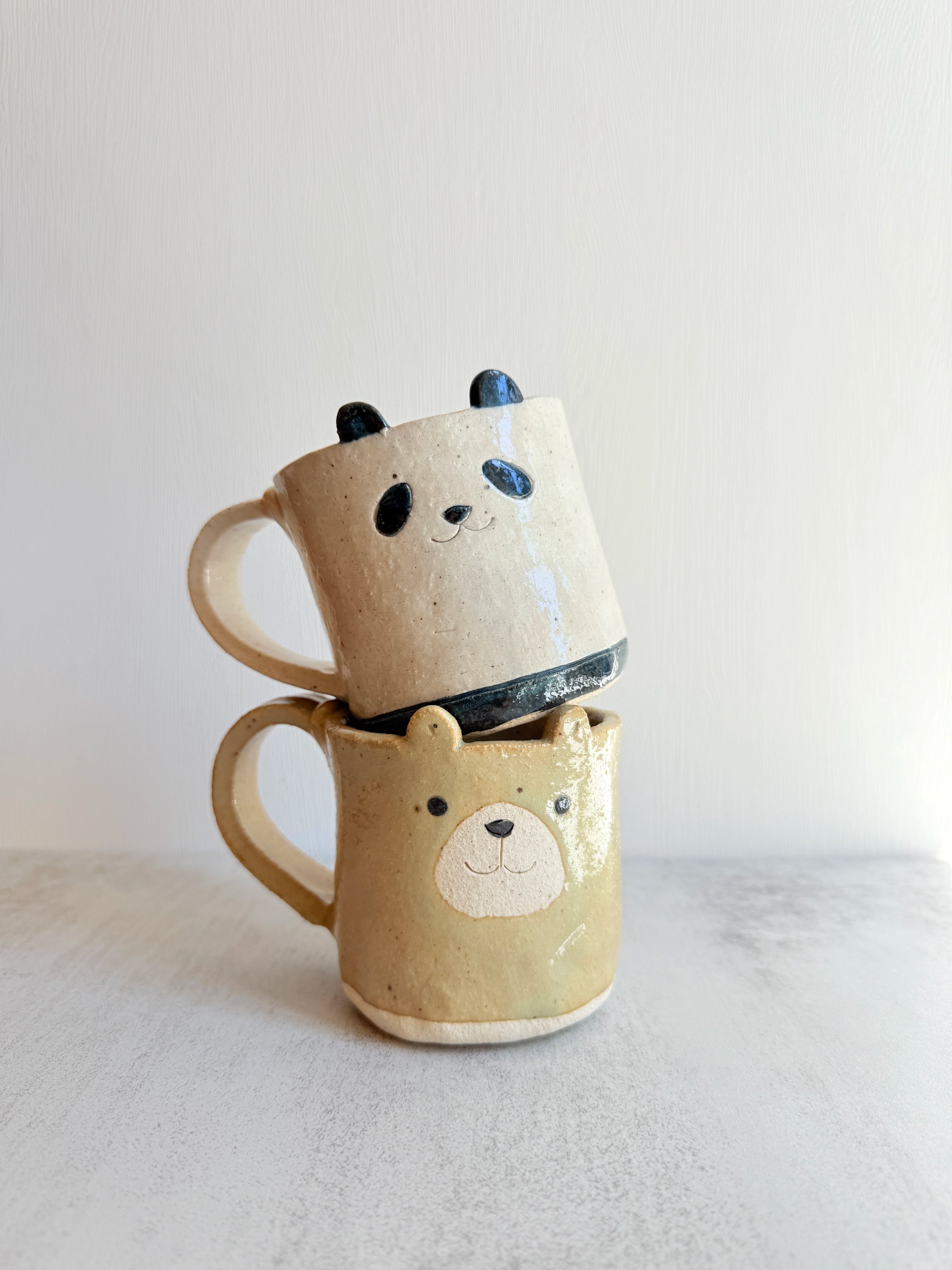 Bear & Panda Mug - Above the Table