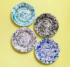 Splatter Enamelware Dinner Plate - Above the Table