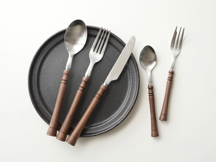 Turning Woodener Cutlery Set - Above the Table