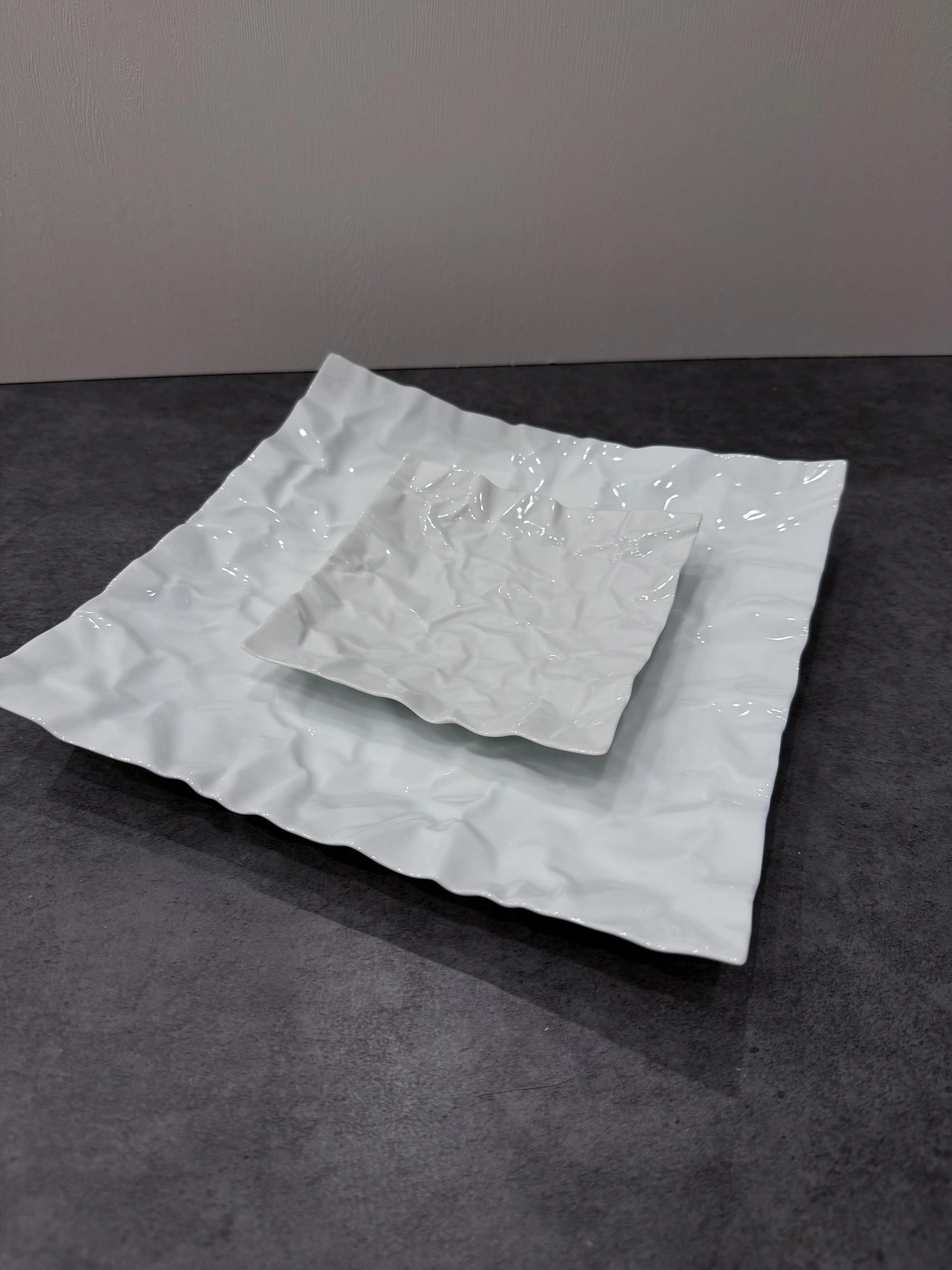 Crinkle Plate - Above the Table