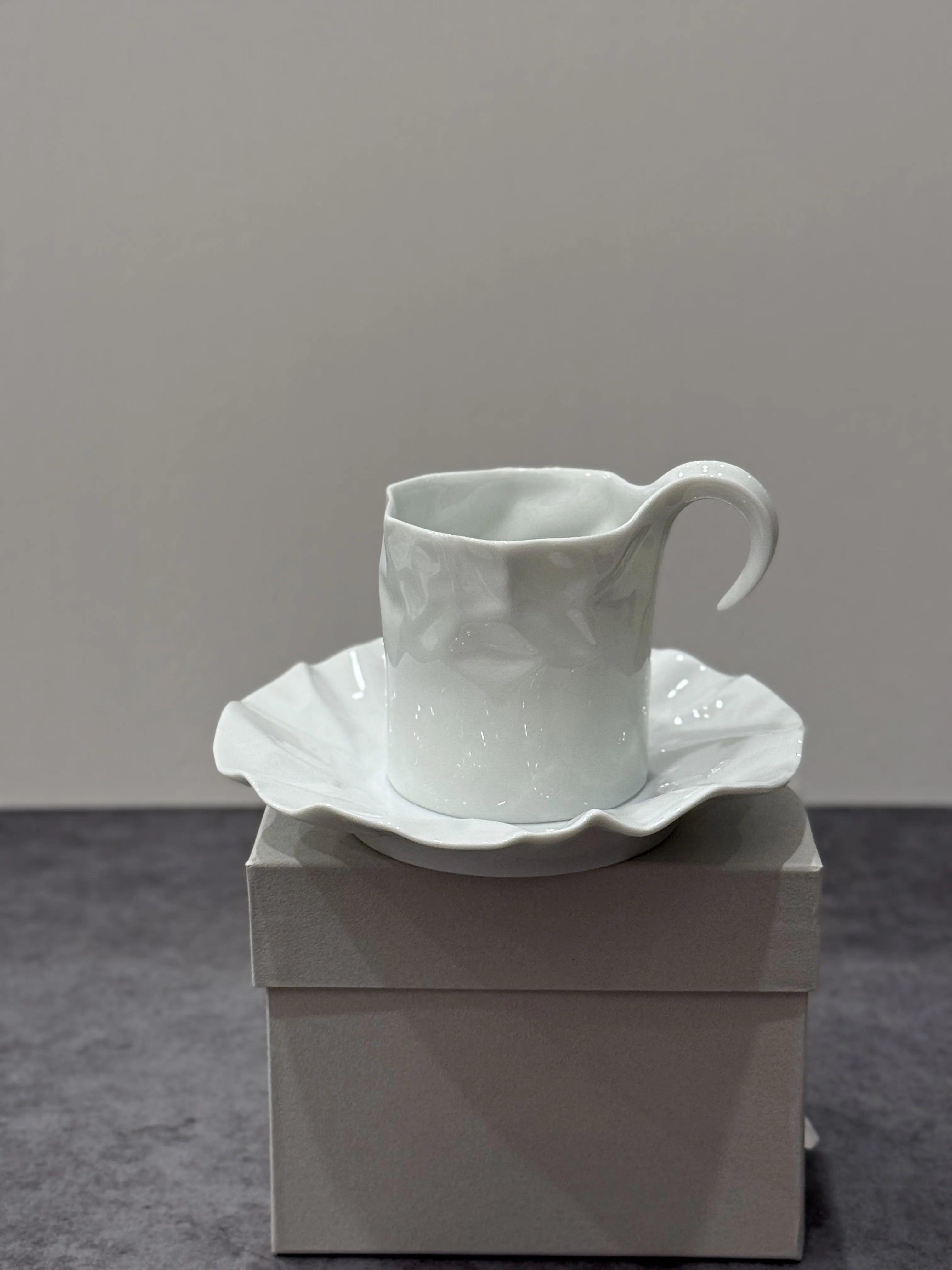 New Crinkle Cup Saucer - Above the Table