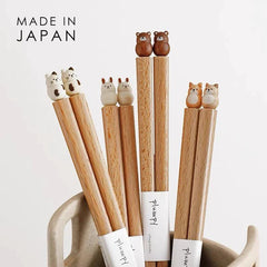 Plumpy animal Chopsticks - Above the Table