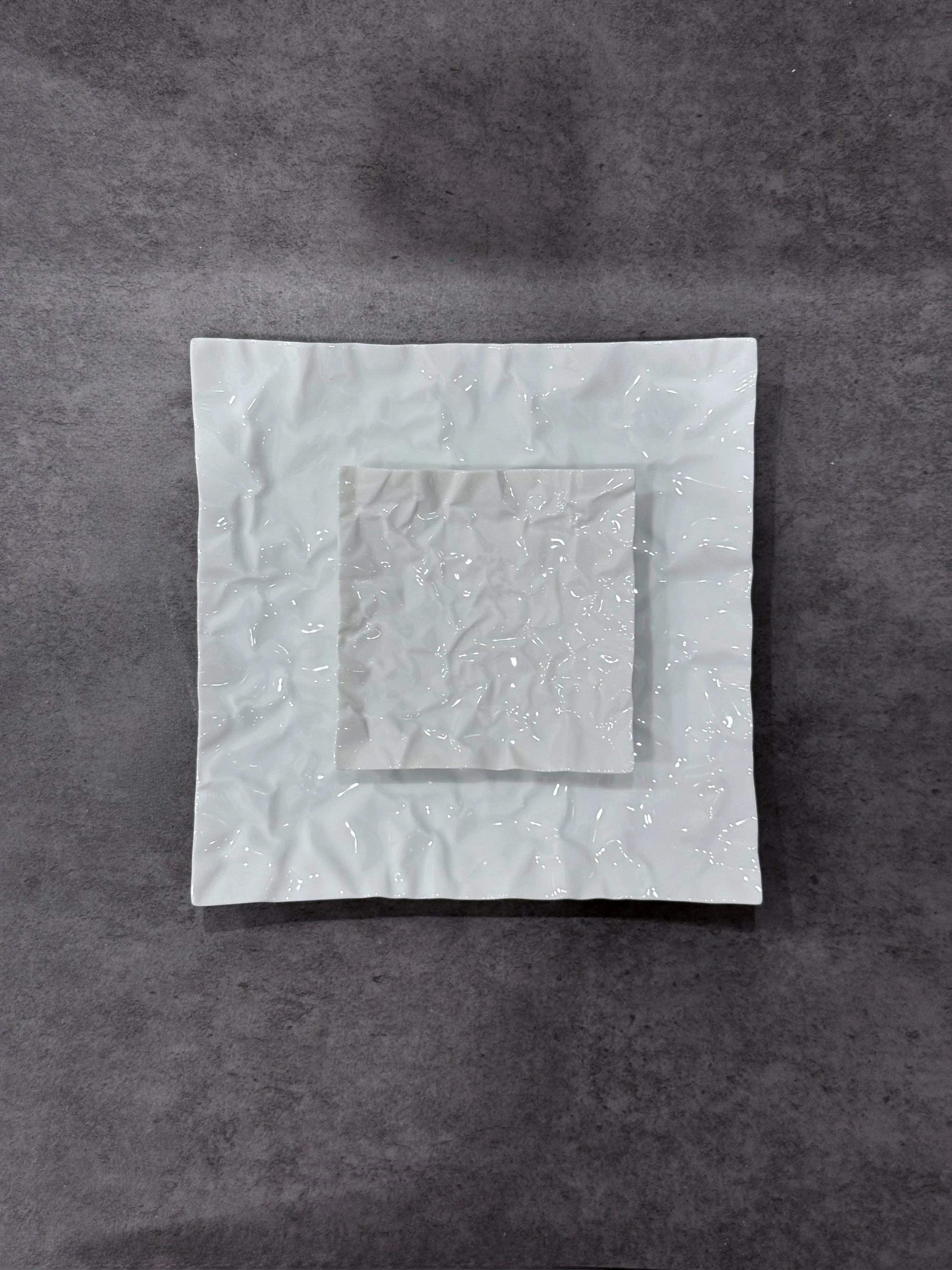 Crinkle Plate - Above the Table