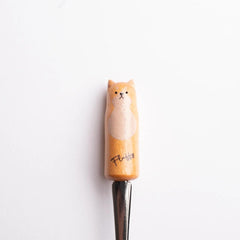 Fluffy animal Spoon Fork - Above the Table