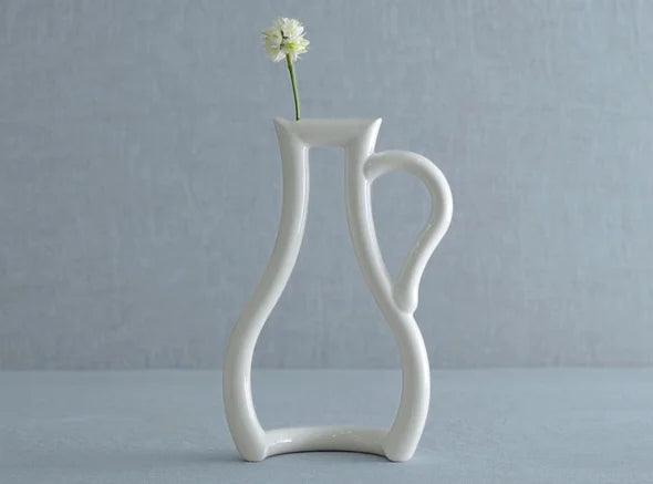 Still Green Vase - Above the Table