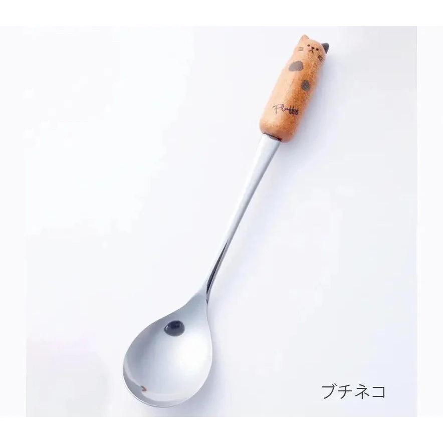 Fluffy animal Spoon Fork - Above the Table