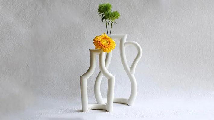 Still Green Vase - Above the Table