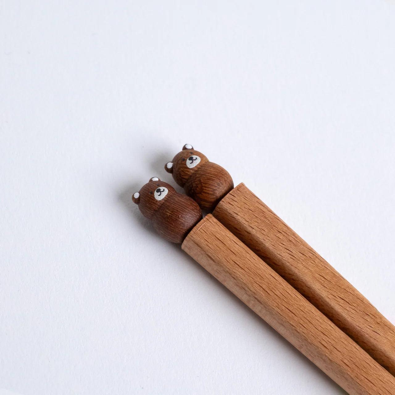 Plumpy animal Chopsticks - Above the Table