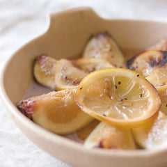 Radish Round Pan - Above the Table