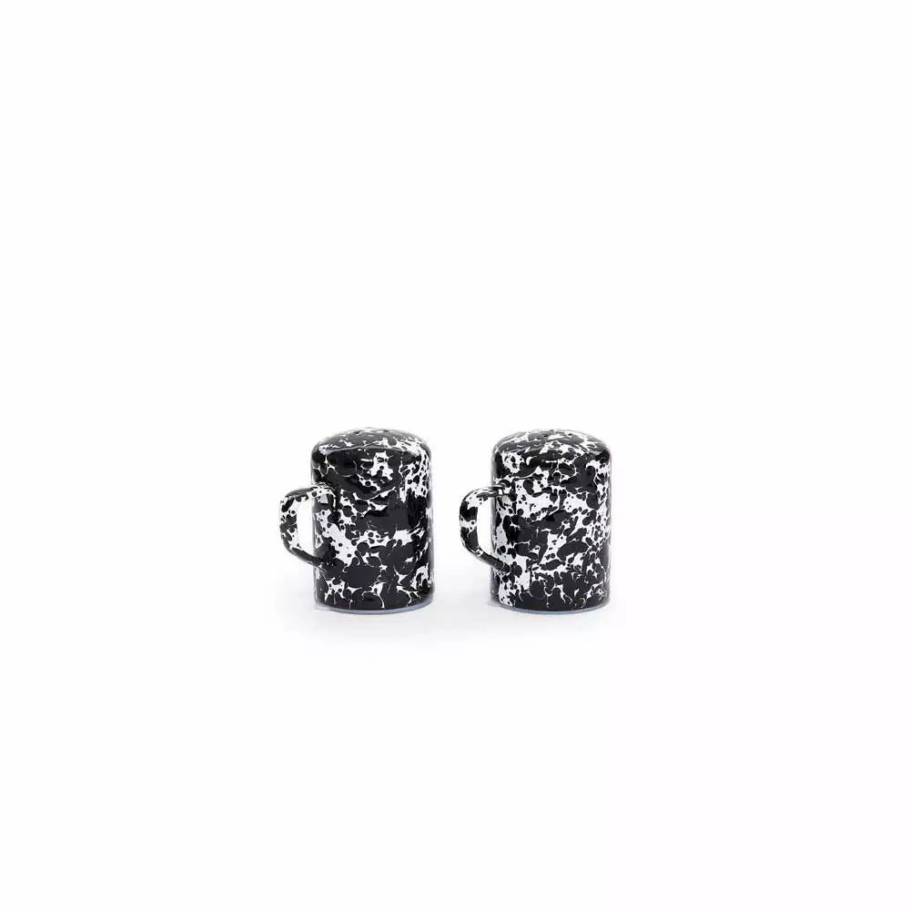 Splatter Enamelware Salt & Pepper Shaker Set - Above the Table