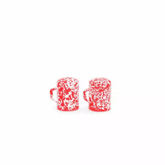 Splatter Enamelware Salt & Pepper Shaker Set - Above the Table