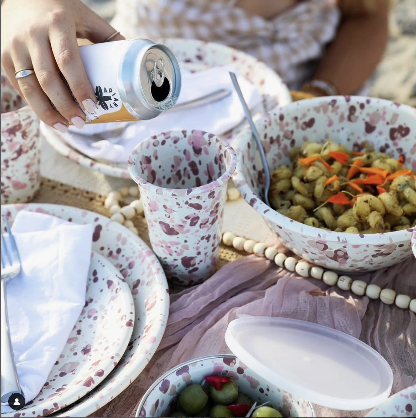 Catalina Enamelware 14 OZ Tumbler - Above the Table