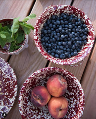 Splatter Enamelware 20 OZ Cereal Bowl - Above the Table