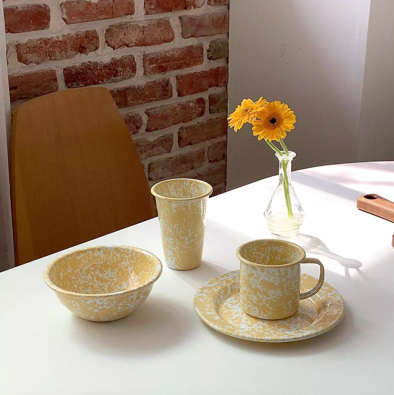 Splatter Enamelware 12 OZ Mug - Above the Table
