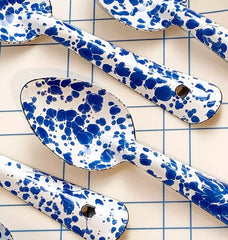 Splatter Enamelware Medium Spoon - Above the Table