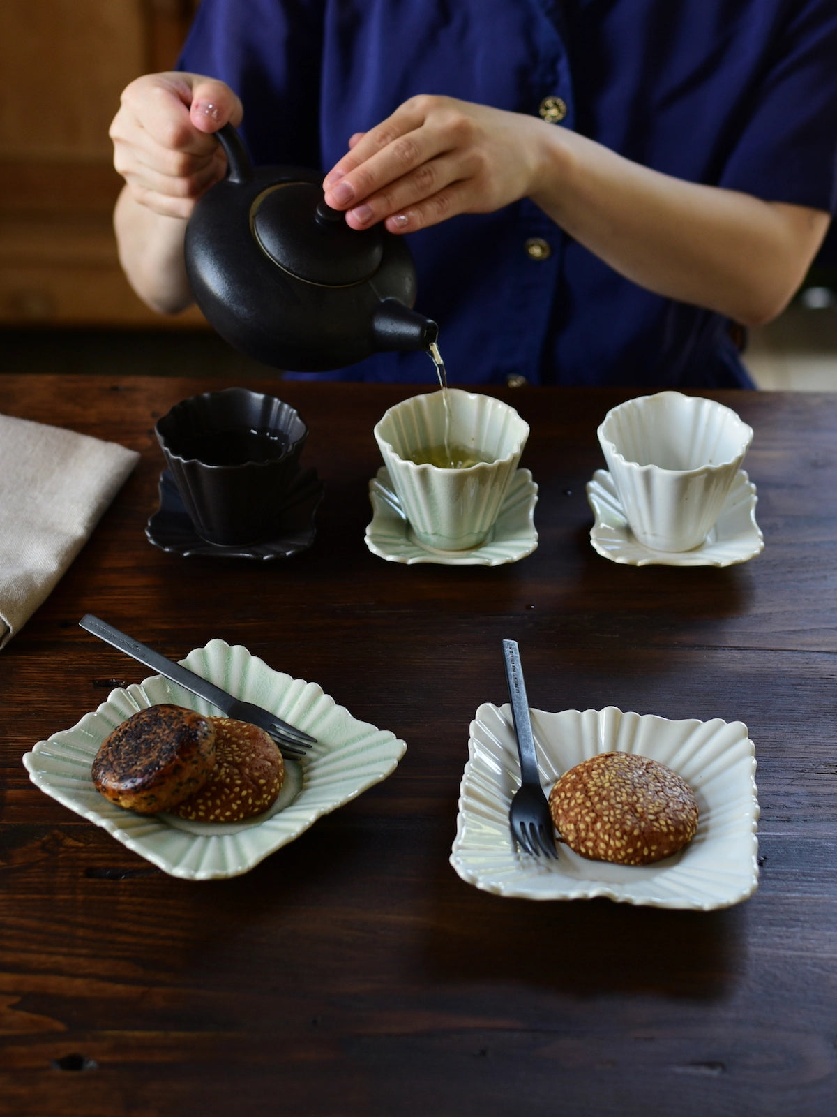 Sobokai Cup w Saucer - Above the Table