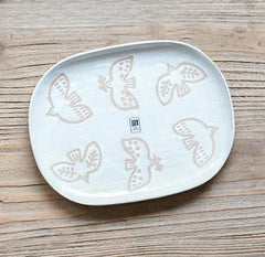 Nade Square Plate-White - Above the Table