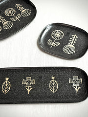 HANA Samna Plate-Black - Above the Table
