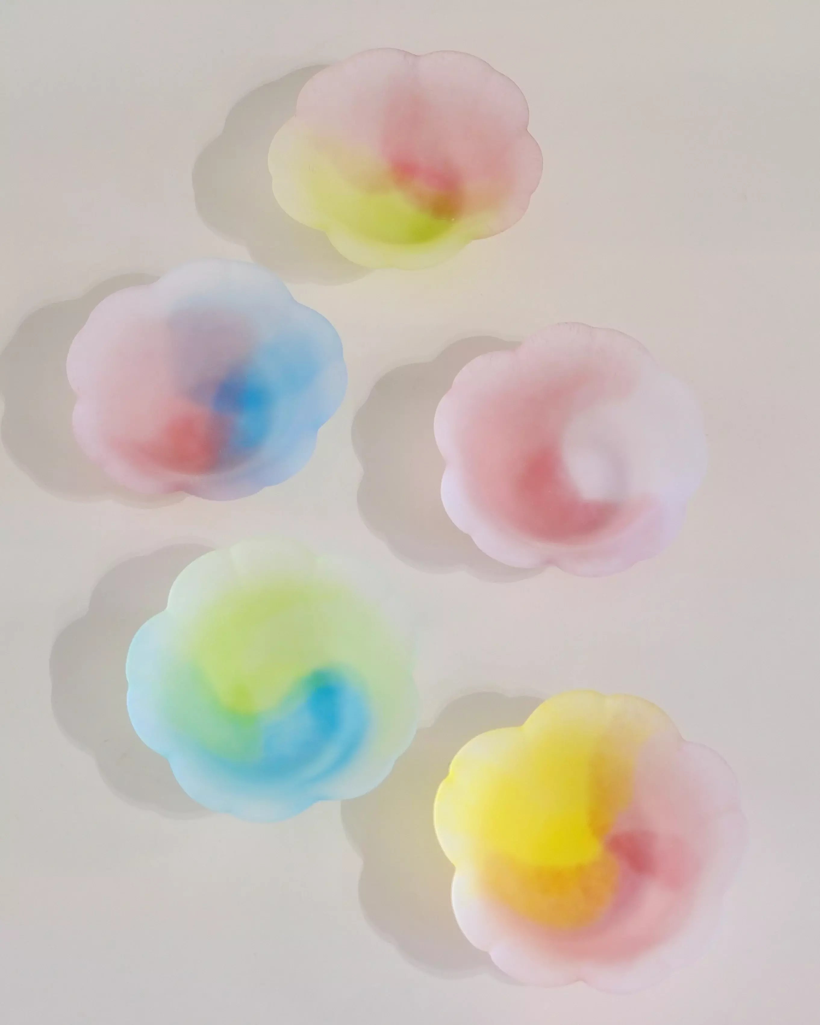 [Aika x Iwasawa Glass] Handmade Sakura Shaped Glass - Above the Table