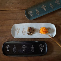 HANA Samna Plate-White - Above the Table