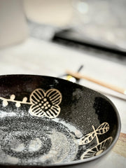 HANA Shallow Bowl-Black - Above the Table