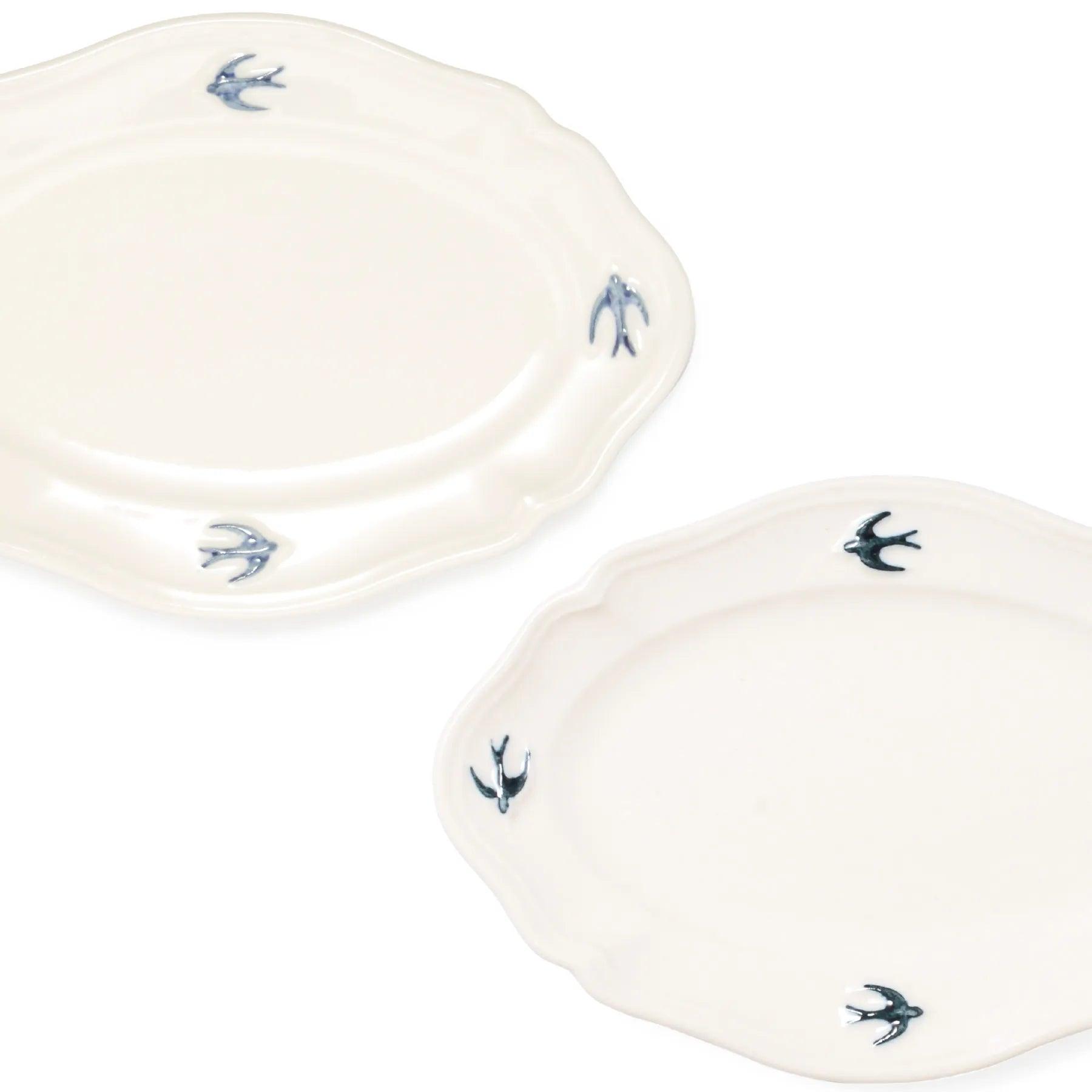 Early Bird Ovel Plate - Above the Table