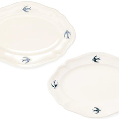 Early Bird Ovel Plate - Above the Table