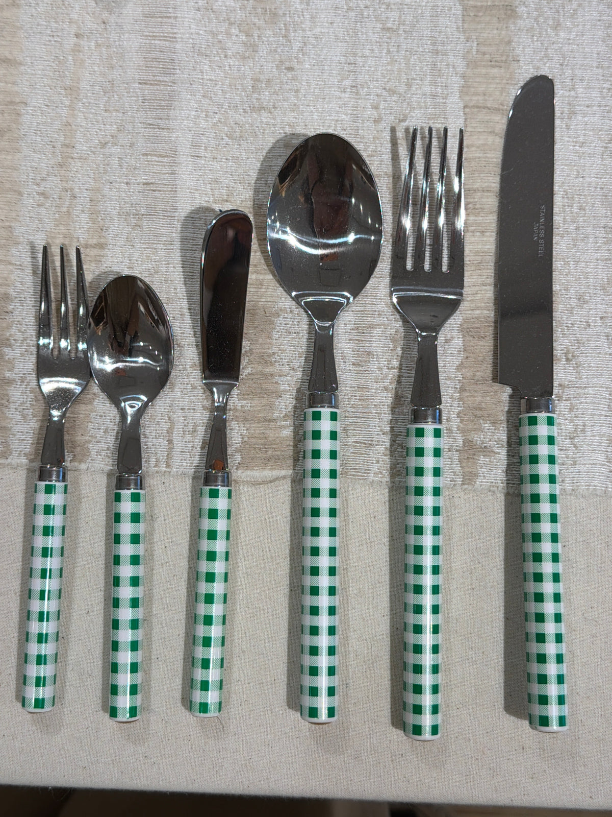 Checkmate Green Tableware