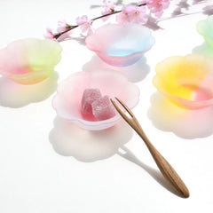 [Aika x Iwasawa Glass] Handmade Sakura Shaped Glass - Above the Table