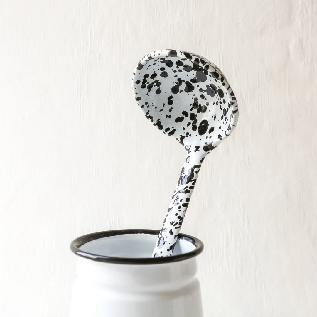 Splatter Enamelware Ladle - Above the Table