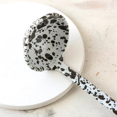 Splatter Enamelware Ladle - Above the Table