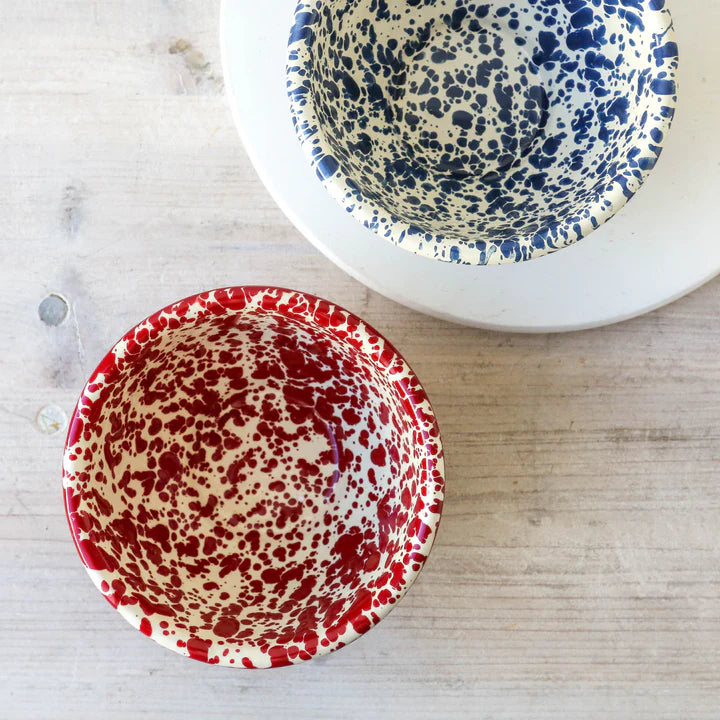 Splatter Enamelware 20 OZ Cereal Bowl - Above the Table