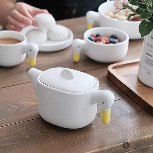 Ducks Teapot - Above the Table