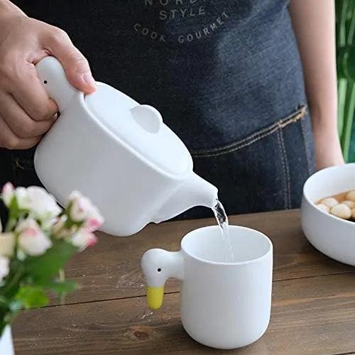 Ducks Teapot - Above the Table