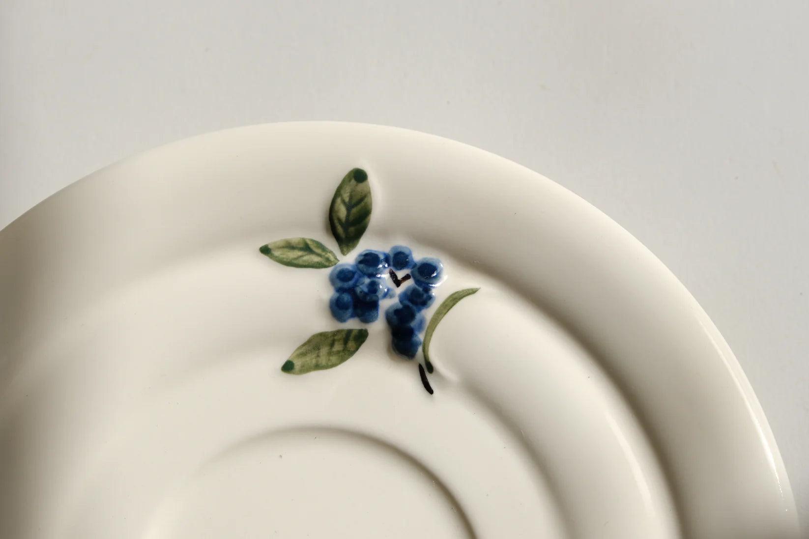 Myrtille Cup with Saucer - Above the Table