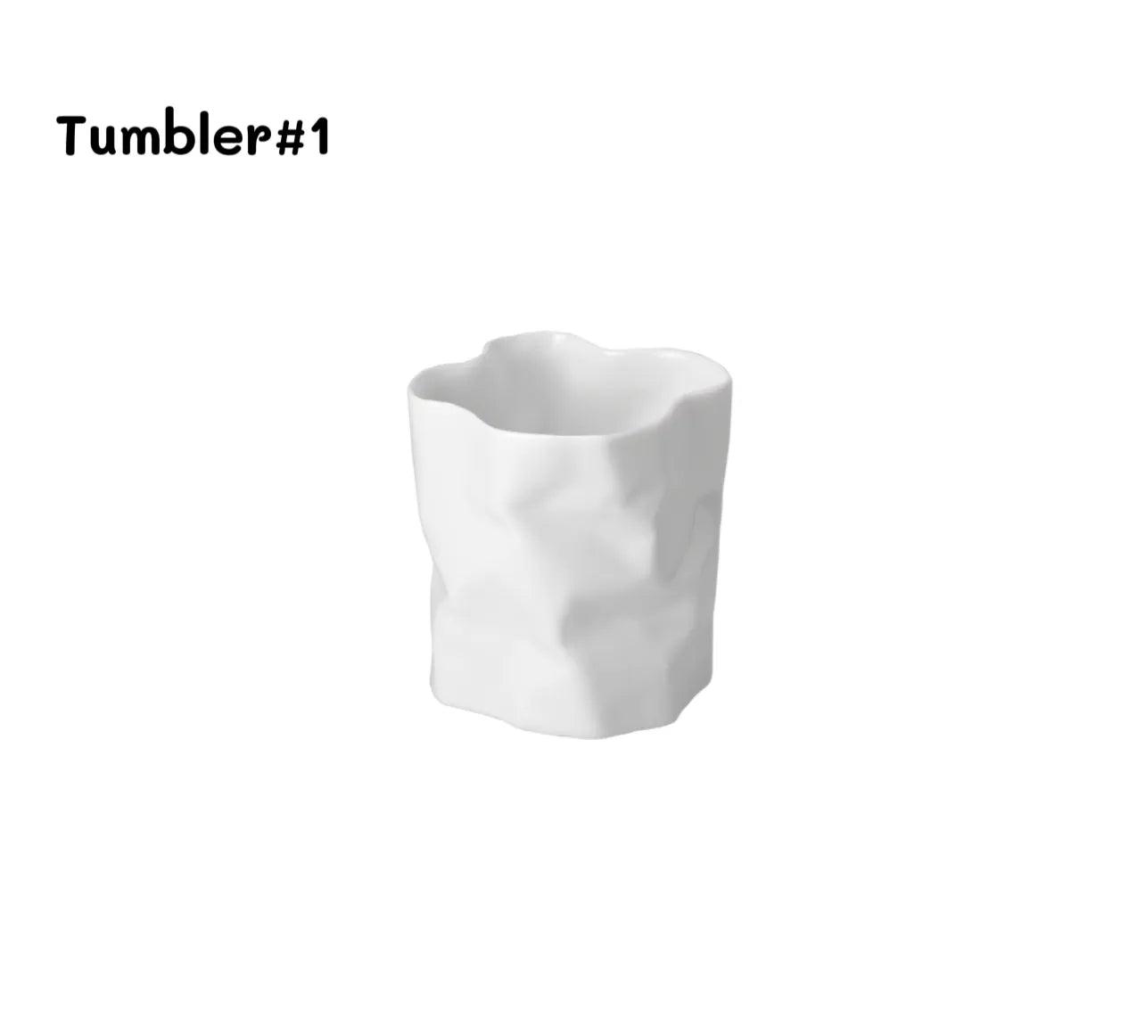 New Crinkle Tumbler - Above the Table