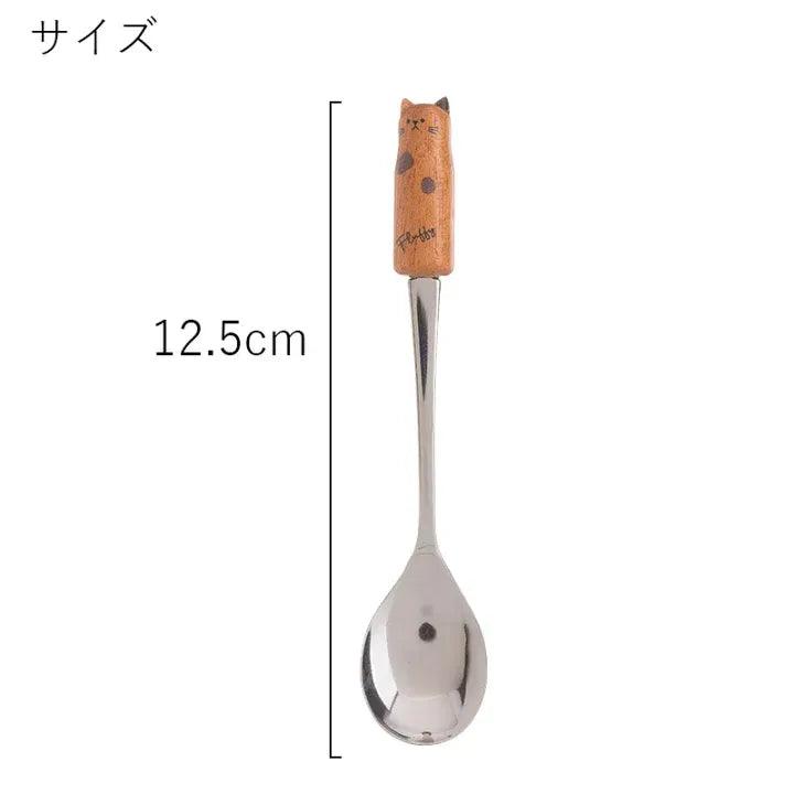 Fluffy animal Spoon Fork - Above the Table