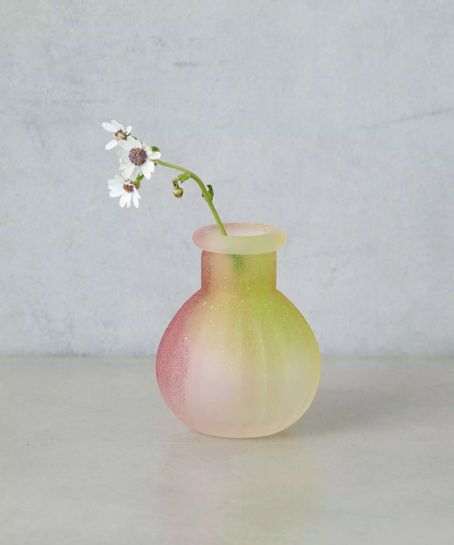 Edo-glass Flower Vase - Above the Table