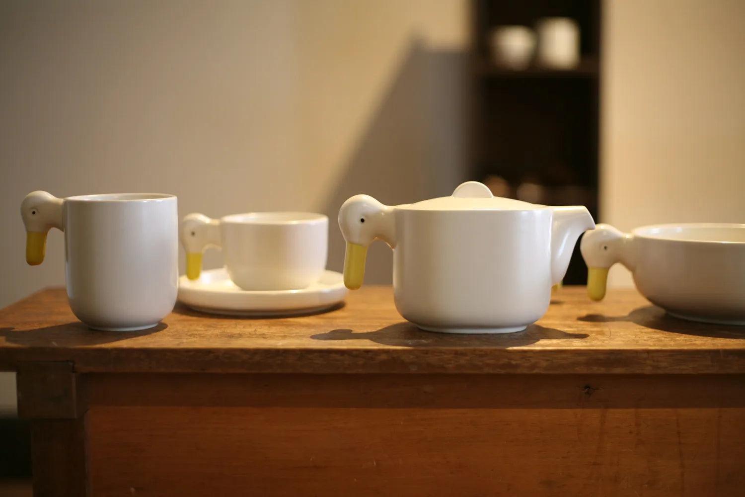 Ducks Teapot - Above the Table