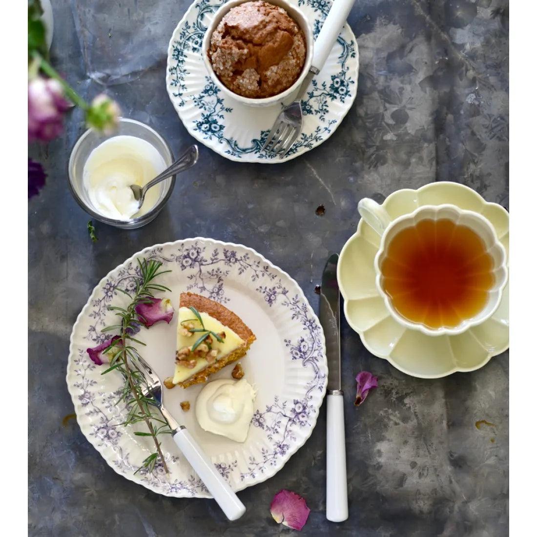Audrey 155 200 Plate Indigo - Above the Table