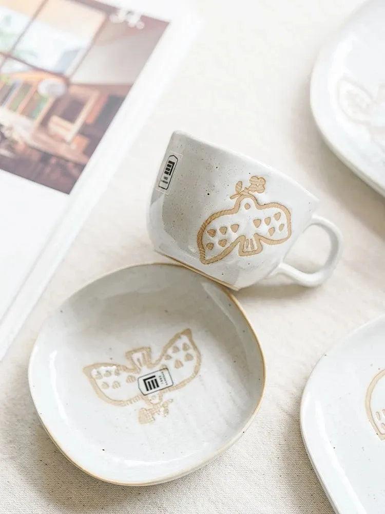 Nade Square Plate-White - Above the Table